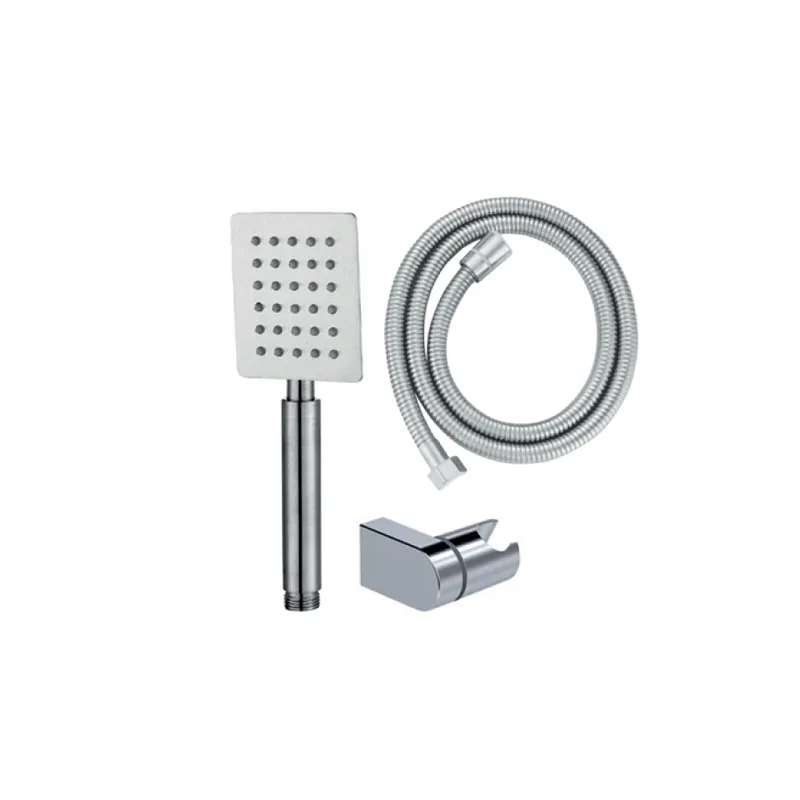 Душевой набор Mixxus Shower SET-02.SUS (шланг, лейка, кронштейн) с нерж. стали