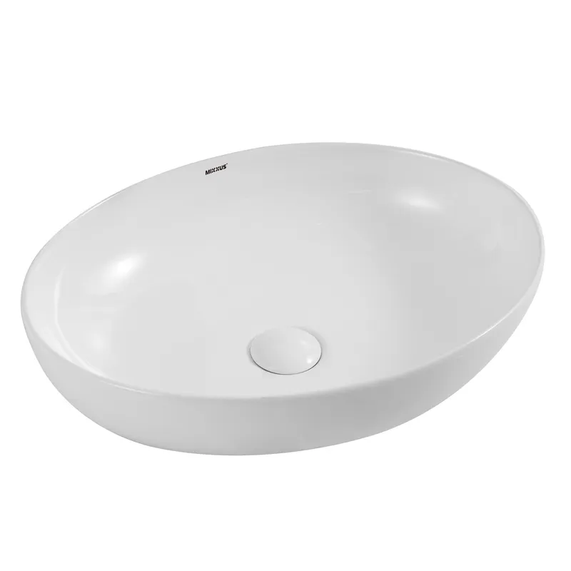 Раковина накладная Mixxus Premium ELLIPSE-0102 515х400х130mm