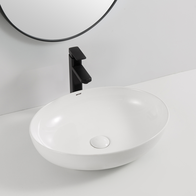 Раковина накладная Mixxus Premium ELLIPSE-0102 515х400х130mm
