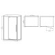 Душевая кабина без поддона Mixxus Premium BEVEL SC01-120x80x195-TR Chrome прозрачное стекло 6мм (MI