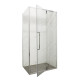 Душевая кабина без поддона Mixxus Premium BEVEL SC01-120x80x195-TR Chrome прозрачное стекло 6мм (MI