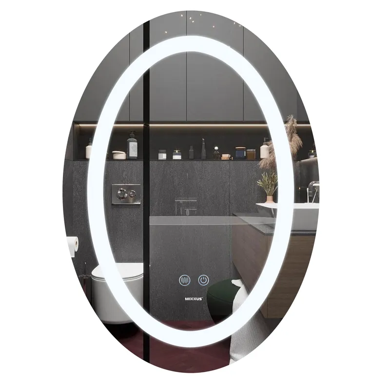 Зеркало Mixxus PLAIN MV03-50x70 с LED Touch, Anti-fog, димером, рег. яркости