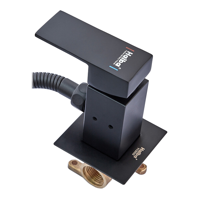 Смеситель для гигиенического душа Haiba Kubus 002 (Inner) Black