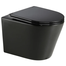 Підвісний унітаз Mixxus Premium BEVEL-0301-T3 BLACK 515х355х365мм, система змиву TORNADO 3.0 (MP659)