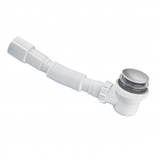 Сифон для душового піддона Zerix SD-03 1 1/2" з випуском Click-Clack