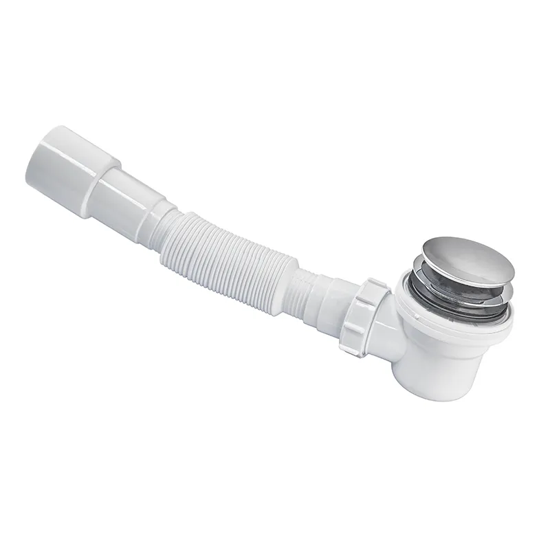 Сифон для душового піддона Zerix SD-03 1 1/2" з випуском Click-Clack