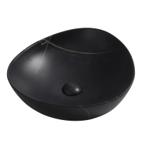 Раковина накладная Mixxus Premium WAVE-0104 MARBLE 460х420х130mm