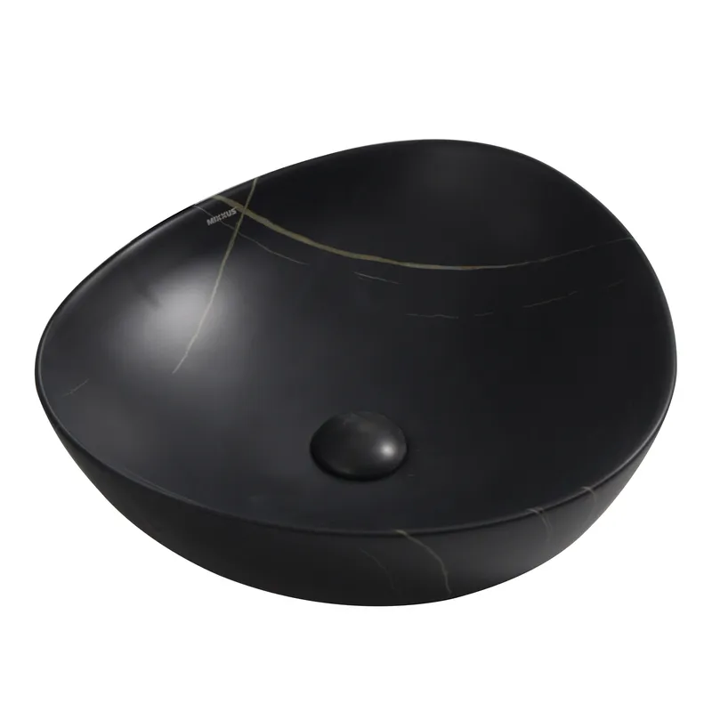 Раковина накладная Mixxus Premium WAVE-0104 MARBLE 460х420х130mm