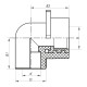 Угол установочный для гипсокартонных стен ВР 20x1/2F PPR Koer K0189.PRO