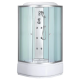 Бокс душевой с гидромассажем Mixxus STRONG SBH01-90x90x215-FB SATIN с высоким поддоном