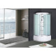 Бокс душевой с гидромассажем Mixxus STRONG SBH01-90x90x215-FB SATIN с высоким поддоном