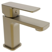 Смеситель для умывальника Haiba Kubus 001 BRUSHED GOLD
