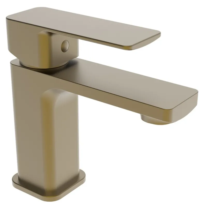 Смеситель для умывальника Haiba Kubus 001 BRUSHED GOLD