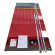 Душова перегородка Koer SR SP01-100x200-TR-01 Walk-In прозоре скло Easy Clean 8мм, хром (KR53)