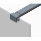 Душова перегородка Koer SR SP01-100x200-TR-01 Walk-In прозоре скло Easy Clean 8мм, хром (KR53)