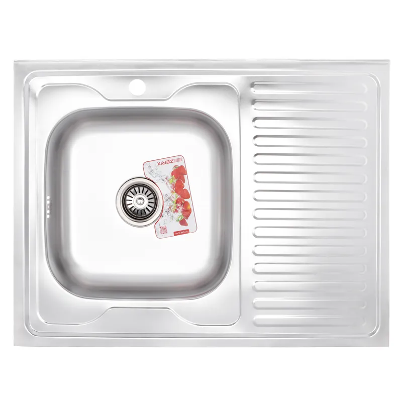 Мойка кухонная Zerix Z8060L-06-160MD (micro decor)