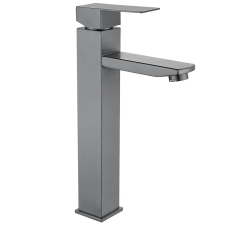 Смеситель для умывальника Mixxus KUB-001-High graphite из нерж. стали SUS304