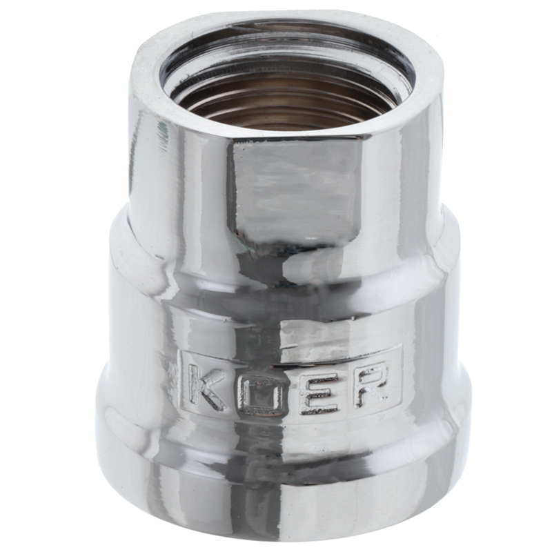 Муфта редукционная 1/2"x3/8" (хром) Koer KF.C0406.chr
