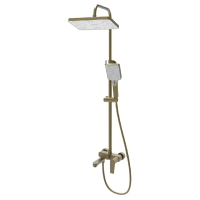 Душевая колонна со смесителем Haiba MILANO 003-J BRUSHED GOLD