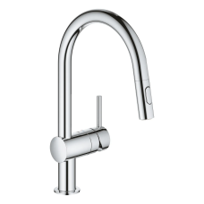 Смеситель для кухни с выдвижным изливом Grohe Minta