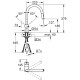 Смеситель для кухни с выдвижным изливом Grohe Minta