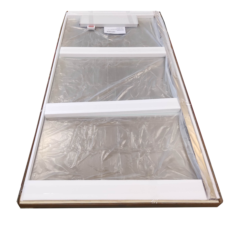 Душова перегородка Koer SR SP02-100x200-TR-12 Walk-In проз.скло Easy Clean 8мм, матове золото (