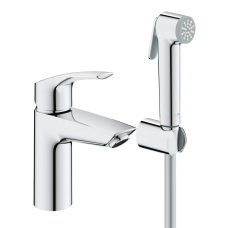 Змішувач для раковини з гігієнічним душем Grohe Eurosmart New
