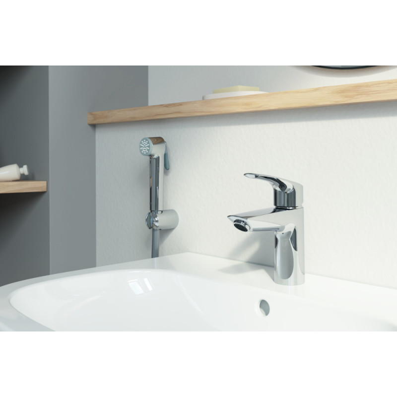 Смеситель для раковины с гигиеническим душем Grohe Eurosmart New