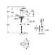Смеситель для раковины с гигиеническим душем Grohe Eurosmart New