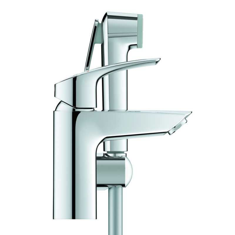 Смеситель для раковины с гигиеническим душем Grohe Eurosmart New