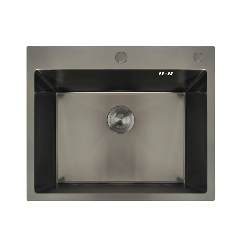 Мойка Mixxus MH6050 Nano-Black из нерж. стали (цвет графит)