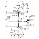 Смеситель для раковины L-размера Grohe Eurosmart New