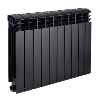 Биметаллический радиатор Koer 100 Bimetal-500 Ultra BLACK (KR5132) / Цена за 1 секцию