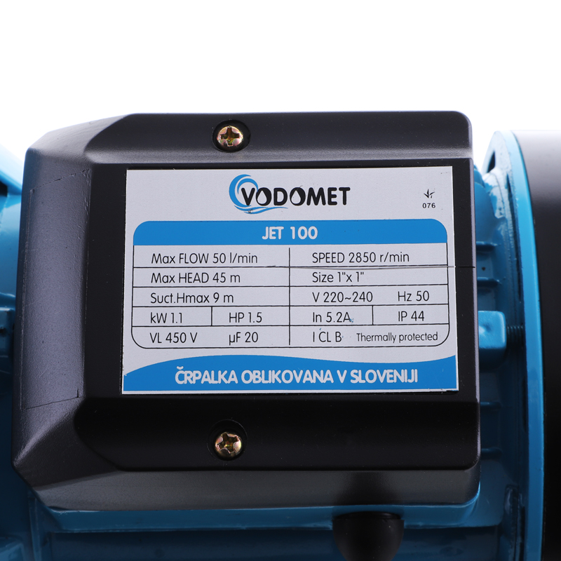 Насос поверхн. центробежный Vodomet JET100, корпус чугун