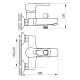Смеситель для ванны Zerix PTA 446