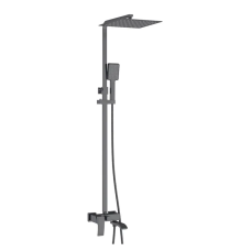 Душова колонка зі змішувачем Koer KB-56007-07, 3 функції (Колір графіт)