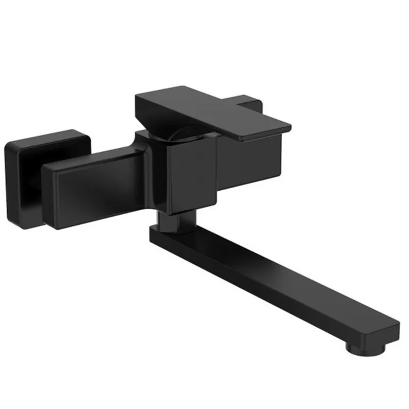 Смеситель для кухни настенный Koer KB-73010-05 (Цвет черный)