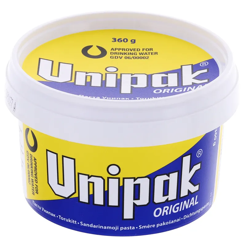 Паста для ущільнення різьбових з'єднань Unipak 360г. (у банці)
