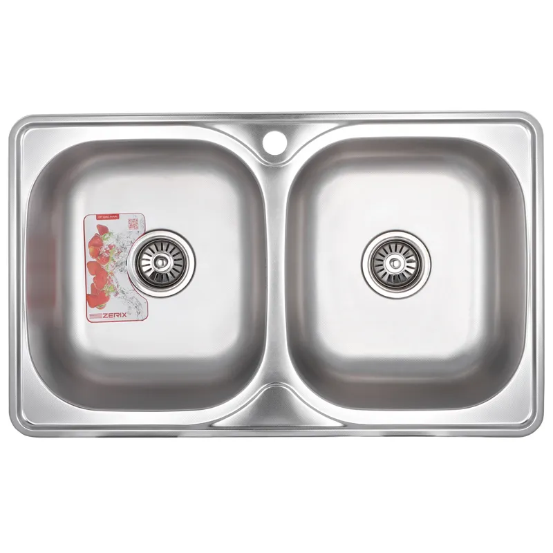 Мойка кухонная Zerix Z7848D-08-180MD Double (micro decor)