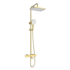 Душова колонка Mixxus Premium VIRGO 009-J BRUSHED GOLD з термостатичним змішувачем, 3 функції (M