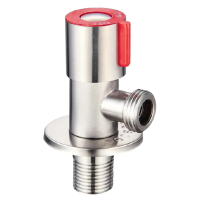 Кран для подключения сантехприборов Mixxus VAL-02-1/2x1/2 с нерж.ст. SUS304 (крас.)(УП.БЛИСТЕР) (MI