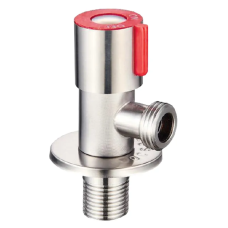 Кран для підключення сантехприладів Mixxus VAL-02-1/2x1/2 з нерж.ст. SUS304 (черв.) (УП.БЛІСТЕР) (MI)
