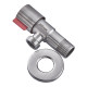 Кран для подключения сантехприборов Mixxus VAL-02-1/2x1/2 с нерж.ст. SUS304 (крас.)(УП.БЛИСТЕР) (MI