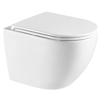 Унитаз подвесной Mixxus Premium Ellipse-0304-R 540x360x360mm, система смыва Rimless