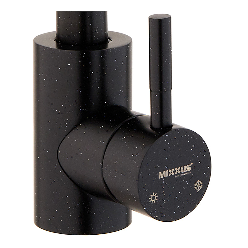 Смеситель для кухни Mixxus SUS-011 Stone Black (нерж. сталь)