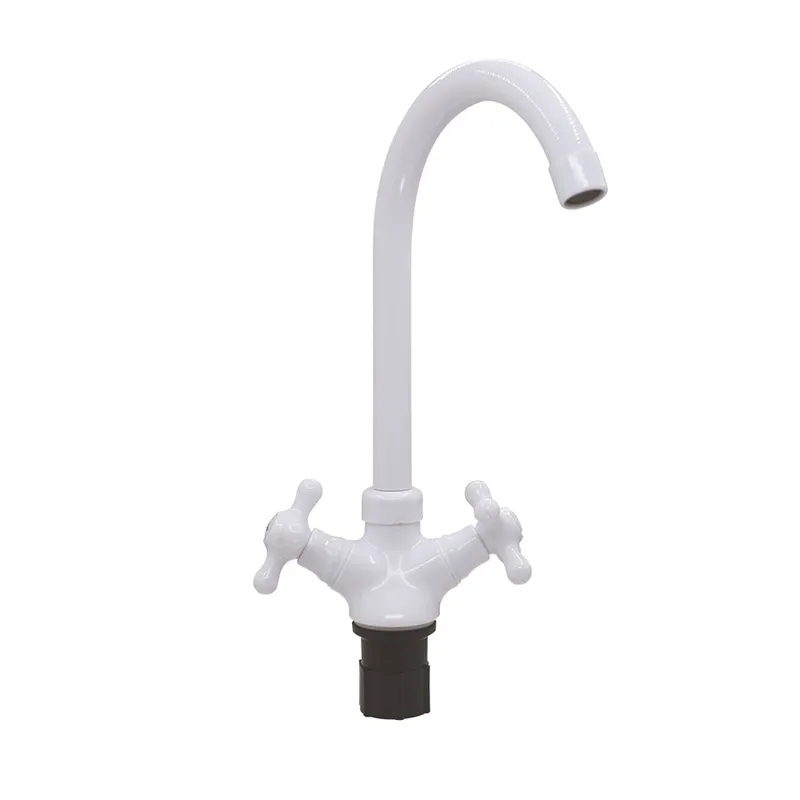 Смеситель для кухни Plamix Pablo-275 White (без подвода)