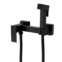 Смеситель для гигиенического душа Zerix KUB-222 Black (нерж. сталь)