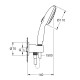 Душевой набор Grohe Tempesta 110, 2 режима