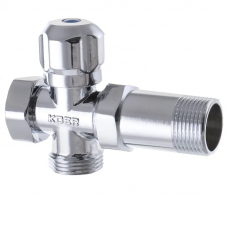 Кран триходовий 3/4x3/4x3/4 Koer KR.521
