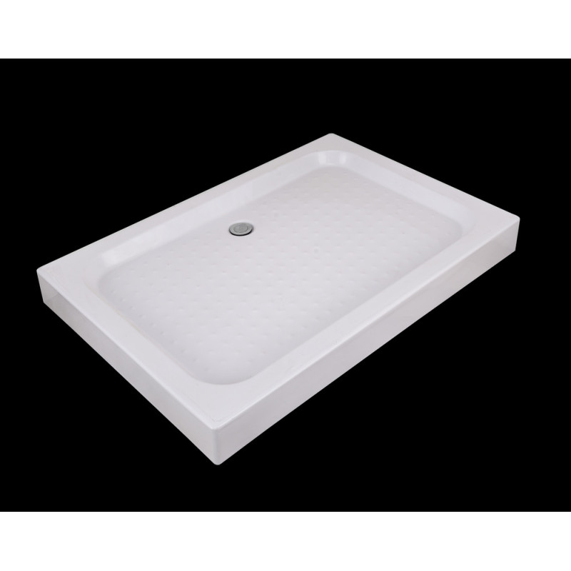 Душовий піддон з сифоном Mixxus HARD ST01-120x80x13 діаметр зливу 52 мм